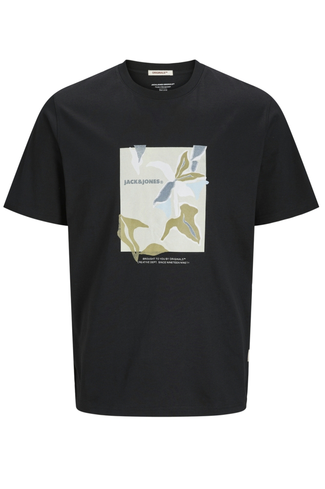 JORALMERIA FRONT TEE SS CREW NECK 12276904 BLACK